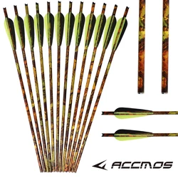 Set of 6/12 Carbon Arrows 20 - OD8.8mm ID7.6mm - Spine 400 - DIY Archery Accessories (No Tips) (12PC)