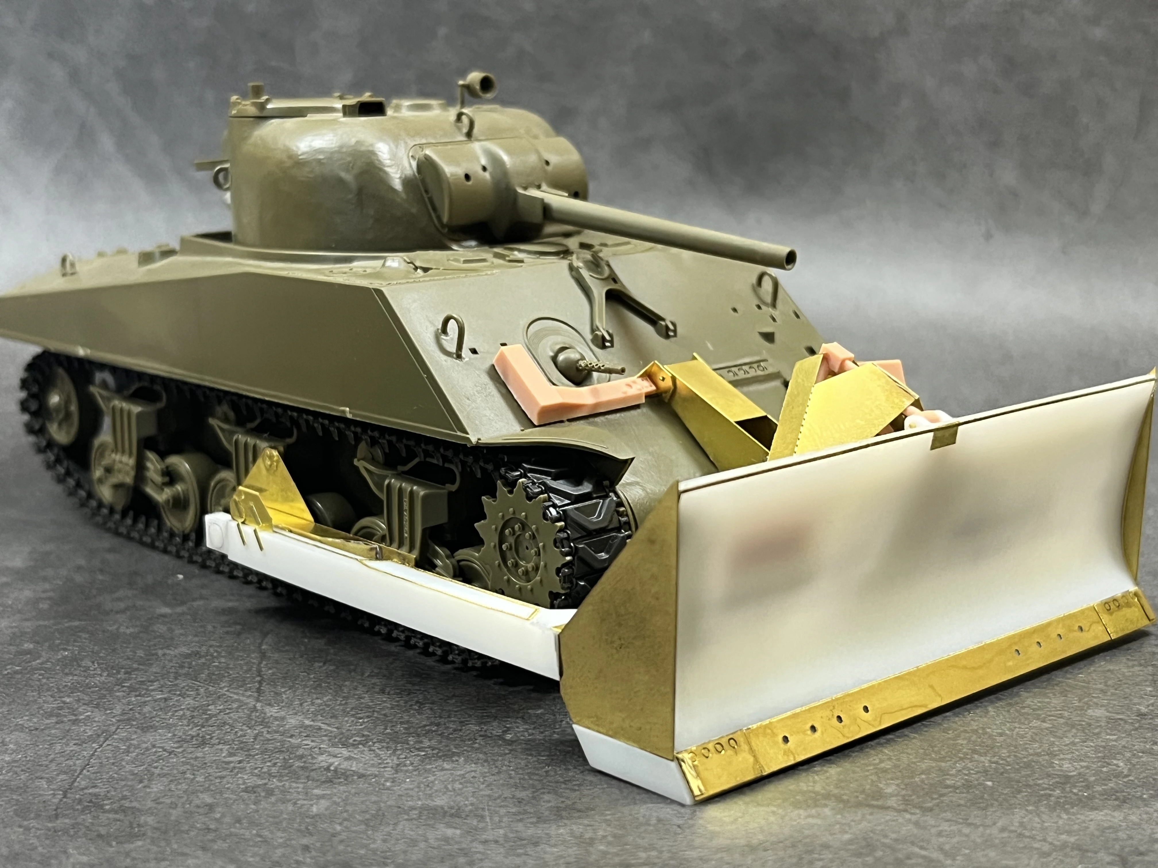 LM-35006 usアーミーシャーマンタンク、m1A1タイプドーザーブレード