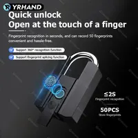 IP67 TTLock Bluetooth APP Smart Padlock Fingerprint Lock Keyless Mini Bag with Aleax Google Home Electronic Door Lock - Image 4