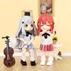 OB11 Doll Uniform Tie Shirt JK Striped Skirt Clothes School uniform, Student Set, JK Uniform, 12 points, BJD Clothing 1/12 2