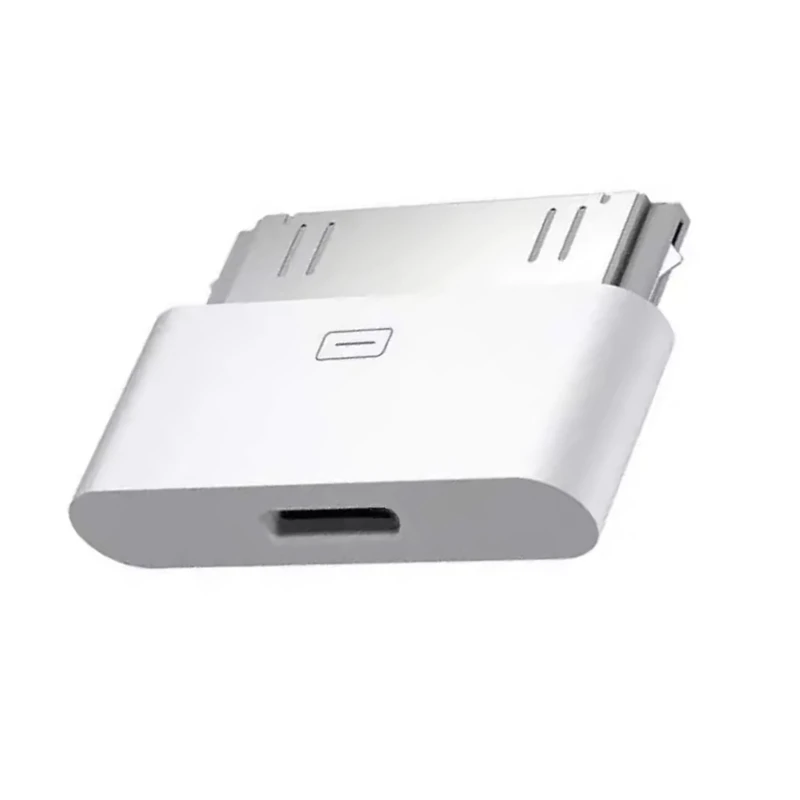 패드 1, 2, 3 및 폰 4, 4S를 포함한 빈티지 제품용 30핀-USB C 8핀 케이블 어댑터
