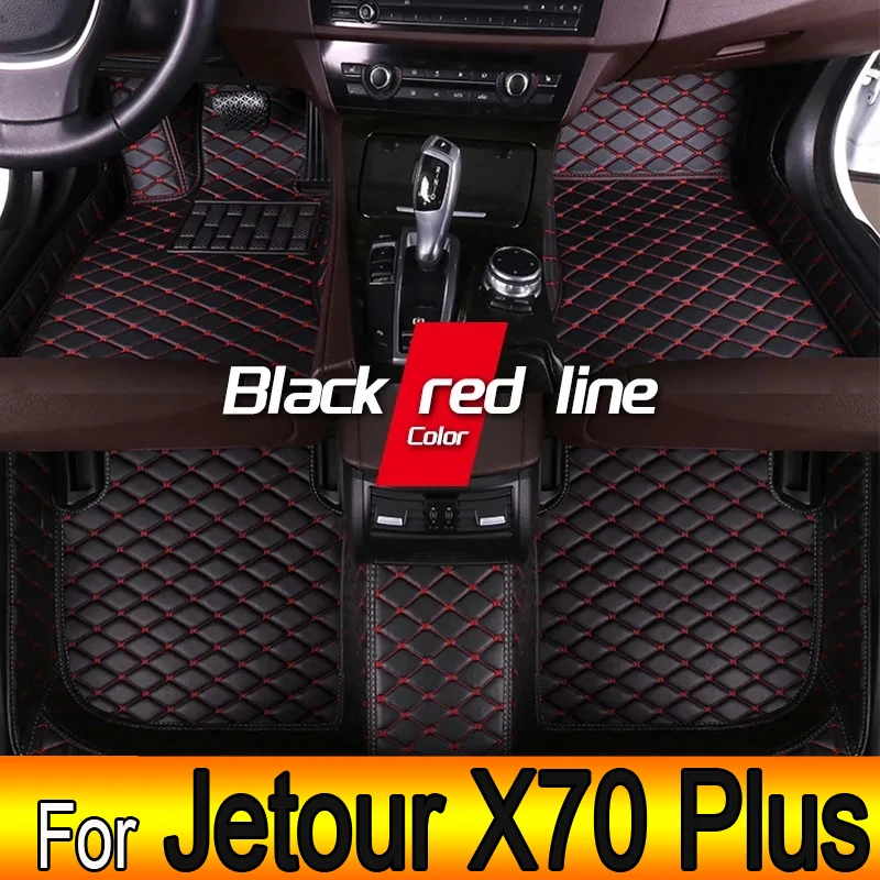 

Автомобильные коврики для Jetour X70 Plus, семь сидений, 2021, индивидуальные автомобильные подкладки для ног, чехол, аксессуары для интерьера