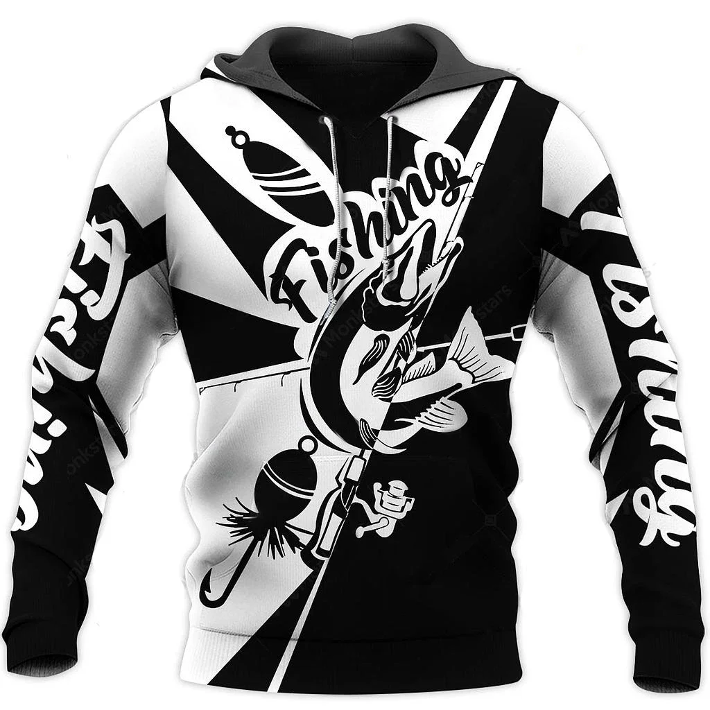 

New Fashion Hoodie Love Fishing Series 3D Printing Sweatshirt Hoodie Zipper Hoodie Unisex Street Casual Sweatshirt NO00022
