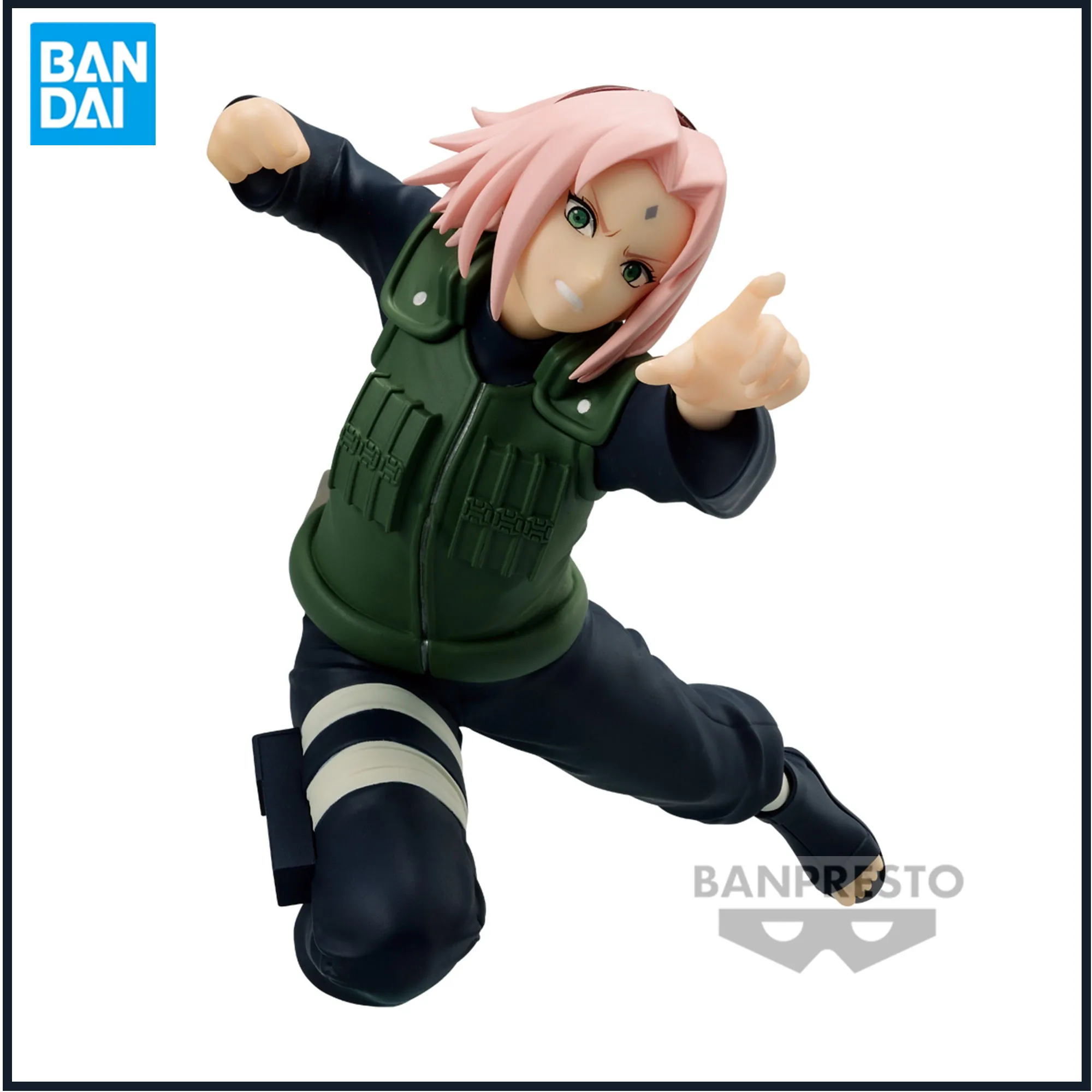 

In Stock Original Anime Naruto VIBRATION STARS-HARUNO SAKURA-Ⅱ Shippuden PVC Action Figure Collector Cartoon Toys for Children