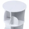 16296-8b1048.jpg Durable Rotating Bookcase with Steel Column Bearing, 360° Silent Rotation, Tool-Free Mortise and Tenon Installation