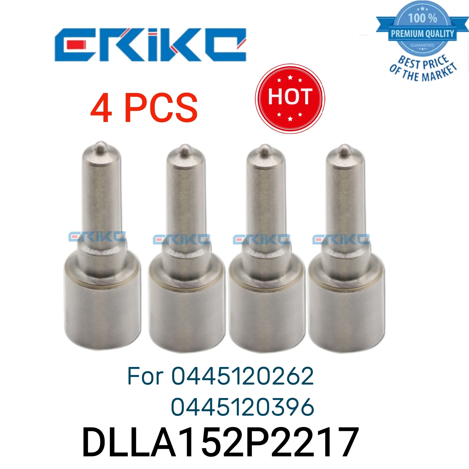 

4 PCS DLLA152P2217 0 433 172 217 Common Rail Nozzle DLLA 152 P 2217 Industry Spray Nozzle DLLA 152P2217 fit for 0445120262 396