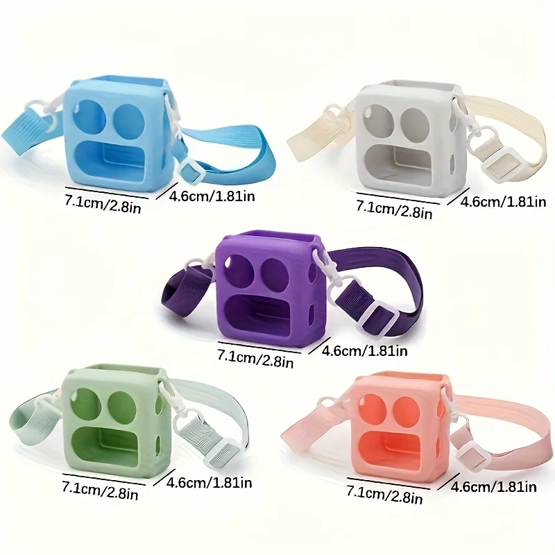 Shockproof Silicone Protective Case with Shoulder Strap Anti Drop Carrying Organizer Bag Waterproof Anti-lost for Yoto Mini 2024