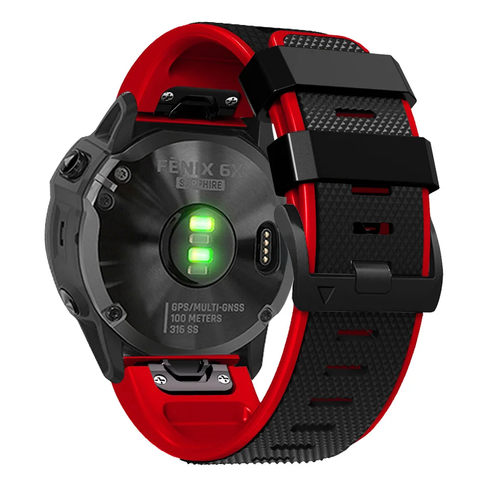 Premium Silicone Smartwatch Wristband Accessory - 22mm/26mm