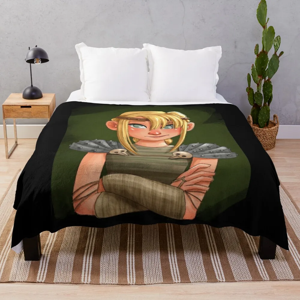 

Astrid HTTYD Throw Blanket Nap Blanket Plaid on the sofa
