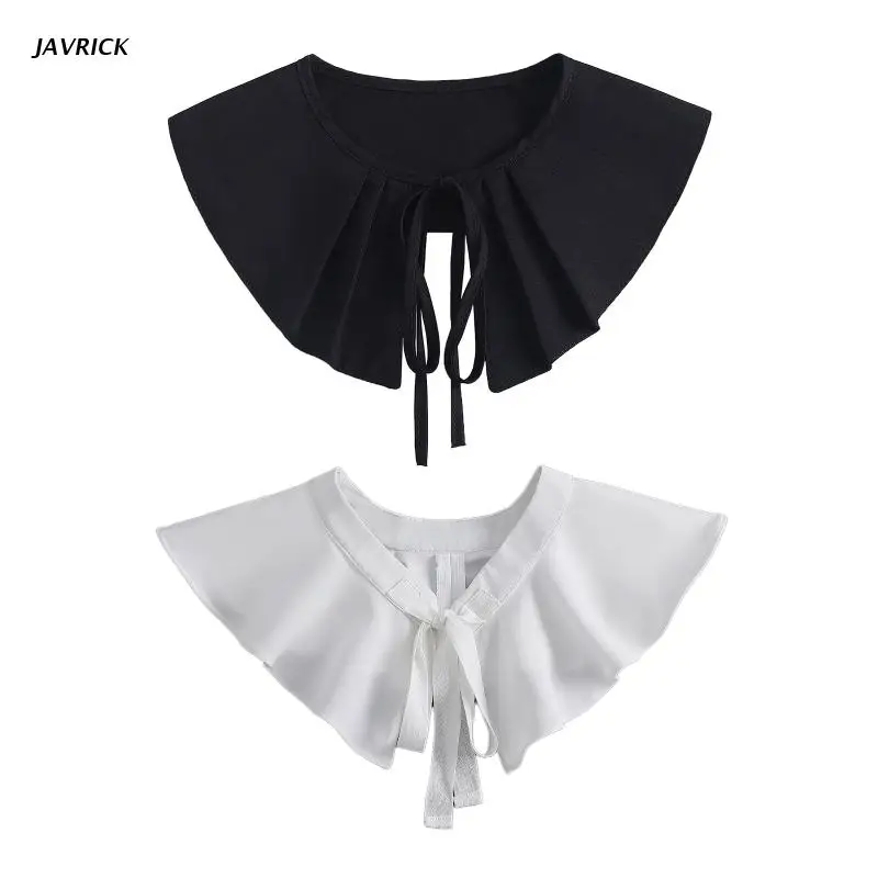 

False Collar Dickey Collar Sweater Collar Lace Up Neckline Detachable Collar Women Hanfu Shoulder Warp Collar