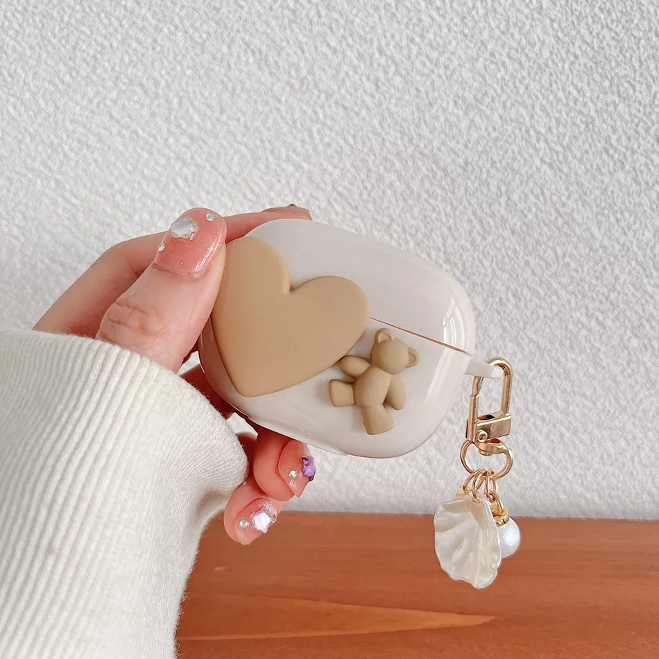 Custodia Per Cartoni Animati Per Redmi Buds 4 Pro / 4Lite Custodia Cute Bear Custodia Per Auricolari In Silicone Redmi Buds 4 Cover Funny Redmi 4Lite 