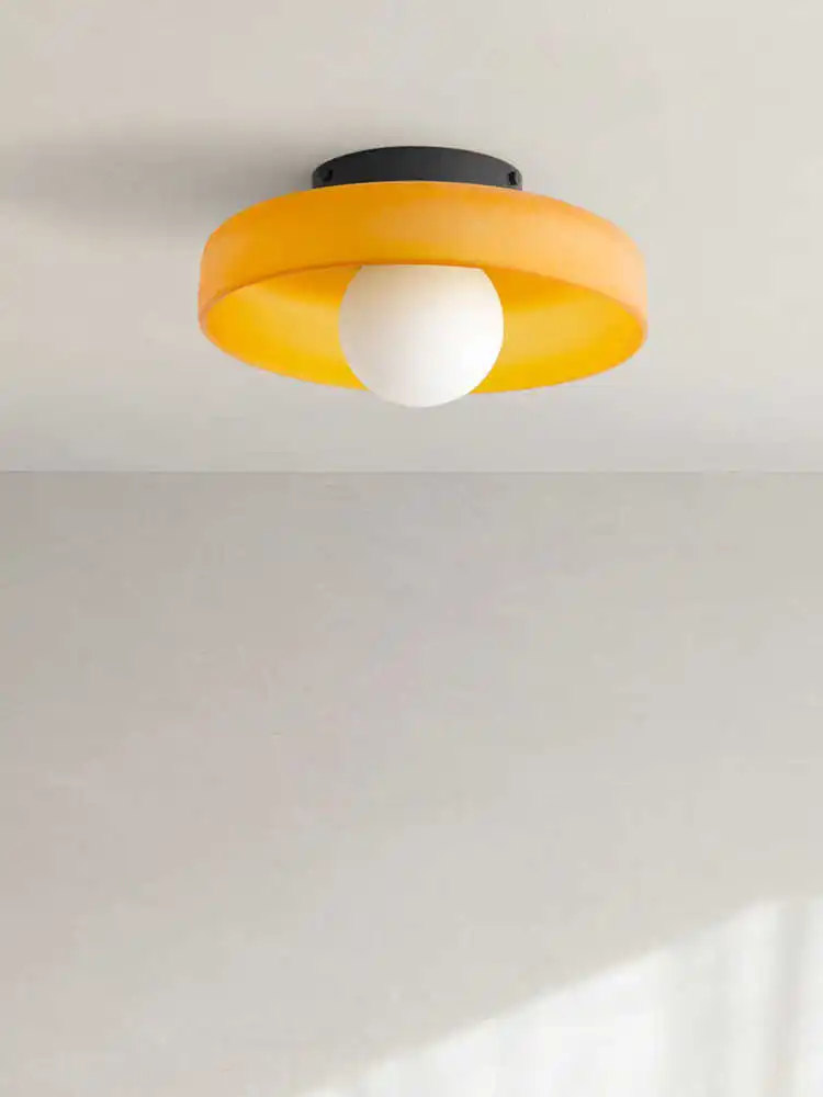 ModernVintage Glass Ceiling Light Hallway Hallway Balcony Kitchen Hallway Light Bedroom Ceiling Light Multi-Colored Glass