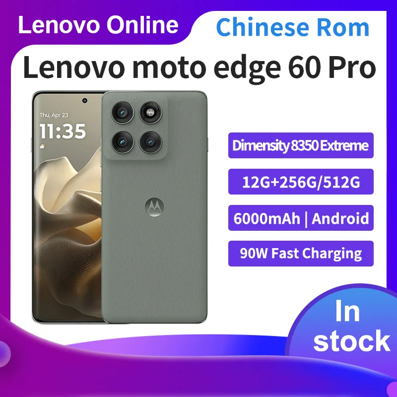 Motorola Edge 60s 中国版グローバルROM Original CN rom Lenovo Motorola Moto Edge 60 Pro 5G Smartphone