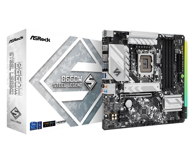 Asrock B550M Steel Legend Emplacement AM4 Carte mère Micro ATX AMD