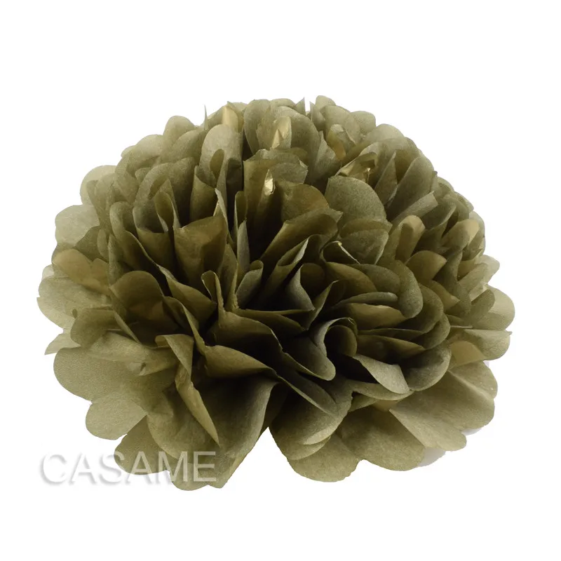 Set of 5 Colorful Tissue Paper Pom Poms for Party and Event Decor
