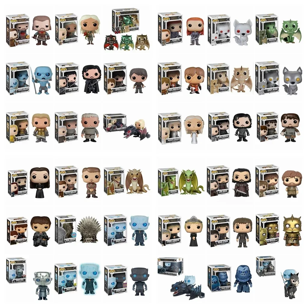 thumbnail image 1 of FUNKO Juego de Samwell ARYA STARK JON SNOW Tronos DAENERYS JAIME LANNISTER MOUNTED WHITE WALKER Figura Colección Modelo Hot Toy, 1 of 5