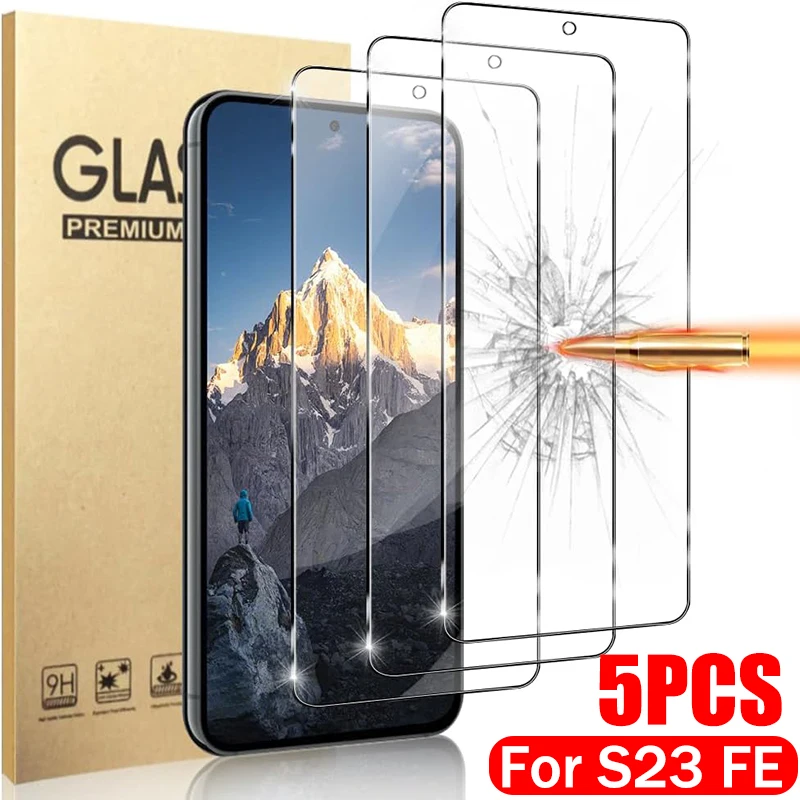Pellicola Salvaschermo In Vetro Trasparente Hd Per Samsung Galaxy S23 Fe S23 S23 Plus 9H Pellicole Protettive In Vetro Temperato Con Durezza