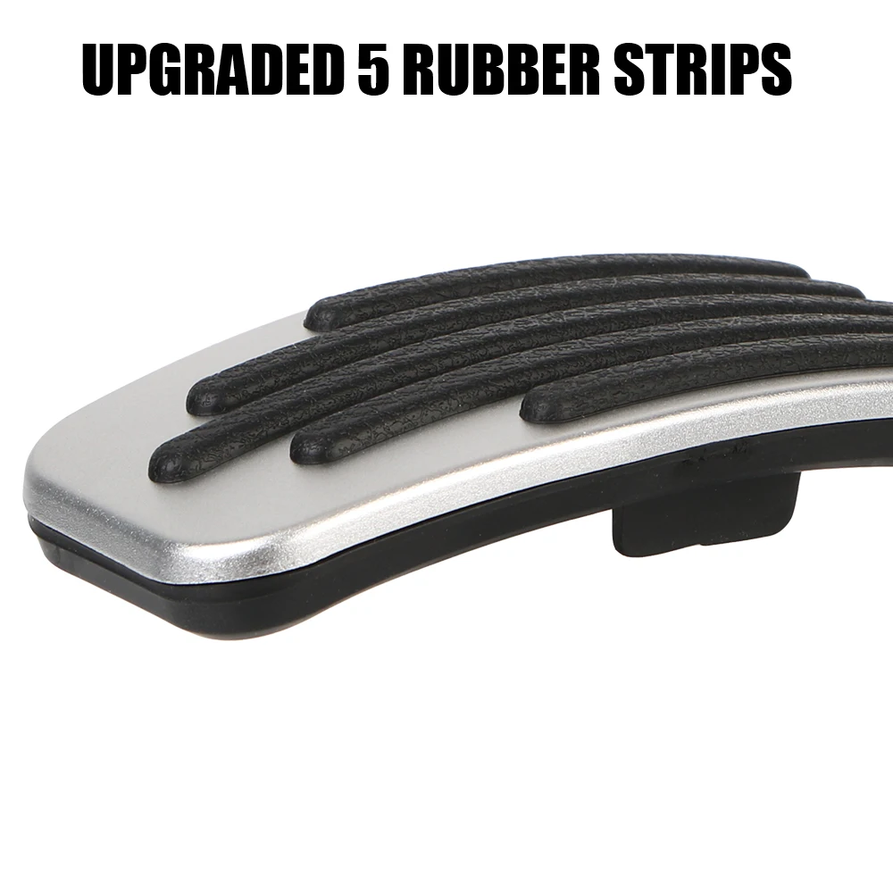 Aluminum Alloy Brake Accelerator Pedal Rest Pedal Auto Accessories Non-slip 2Pcs/set Car Foot Pads Covers