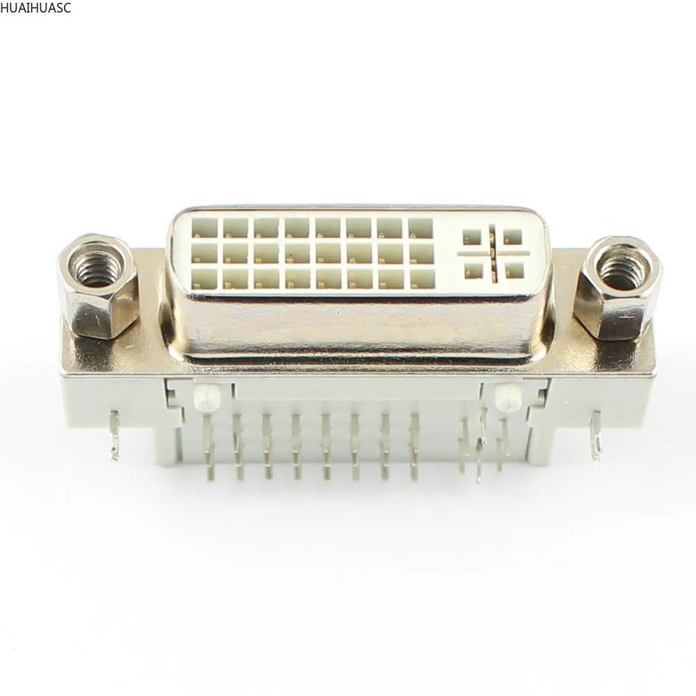DVI 24+5 Female Right Angle Solder Type Jack Connector Adapter 1 DVI 24+5 Female Right Angle Solder Type Jack Connector Adapter 1