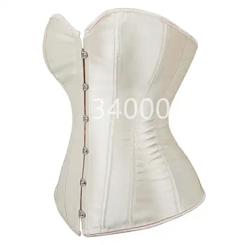 Caudatus Black Corset Top Plus Size Bustiers Overbust Satin Sexy Costume Corselet Brocade Vintage Style Bridal Korsett Women - Image 5