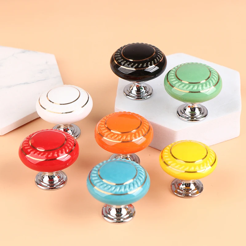 1Pc Round Toilet Button Press Water Tank Button Switch Flush Toilet Decoration Bathroom Home Decoration