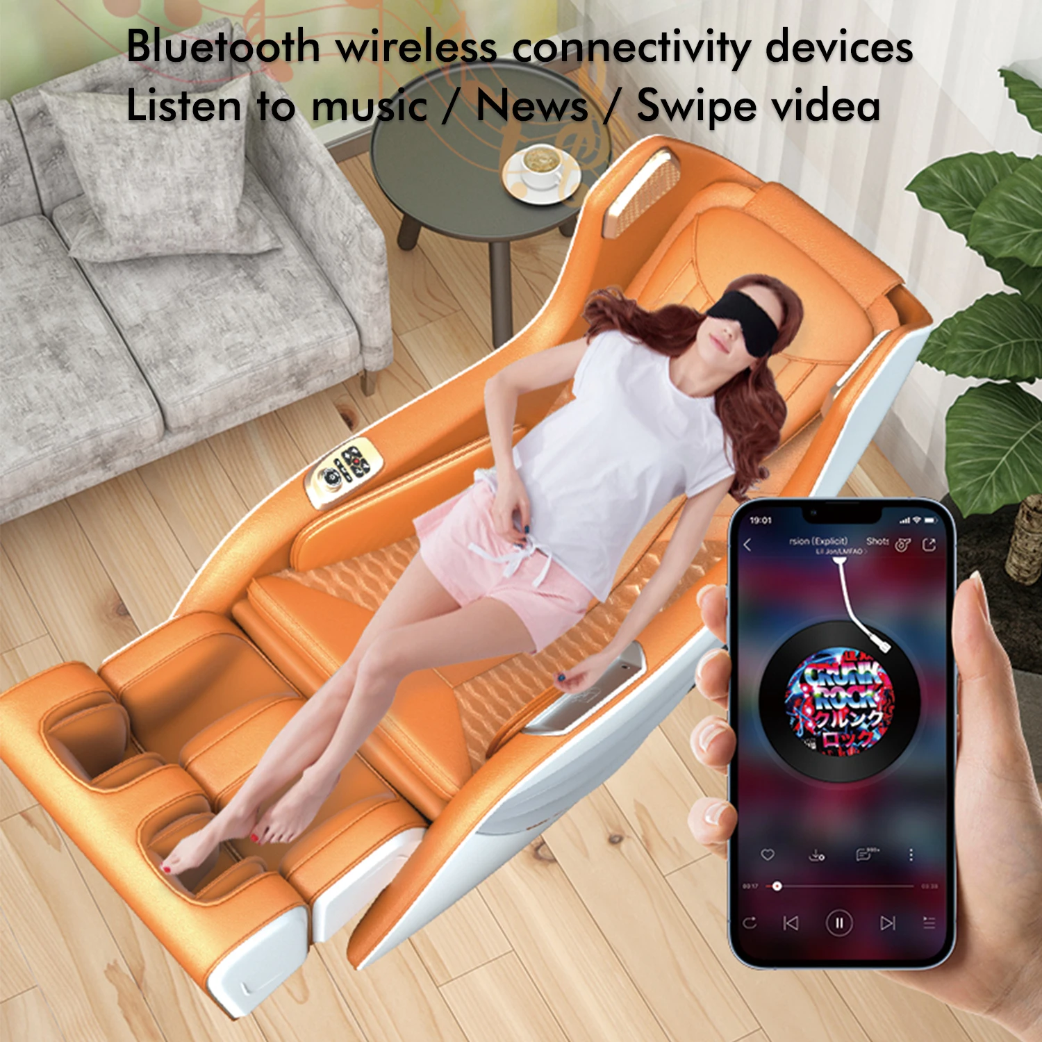Massage Chair Full Body Zero Gravity Chairs SL Track Heating Stretching Armchair with massage muscle electric massager Relaxing 3