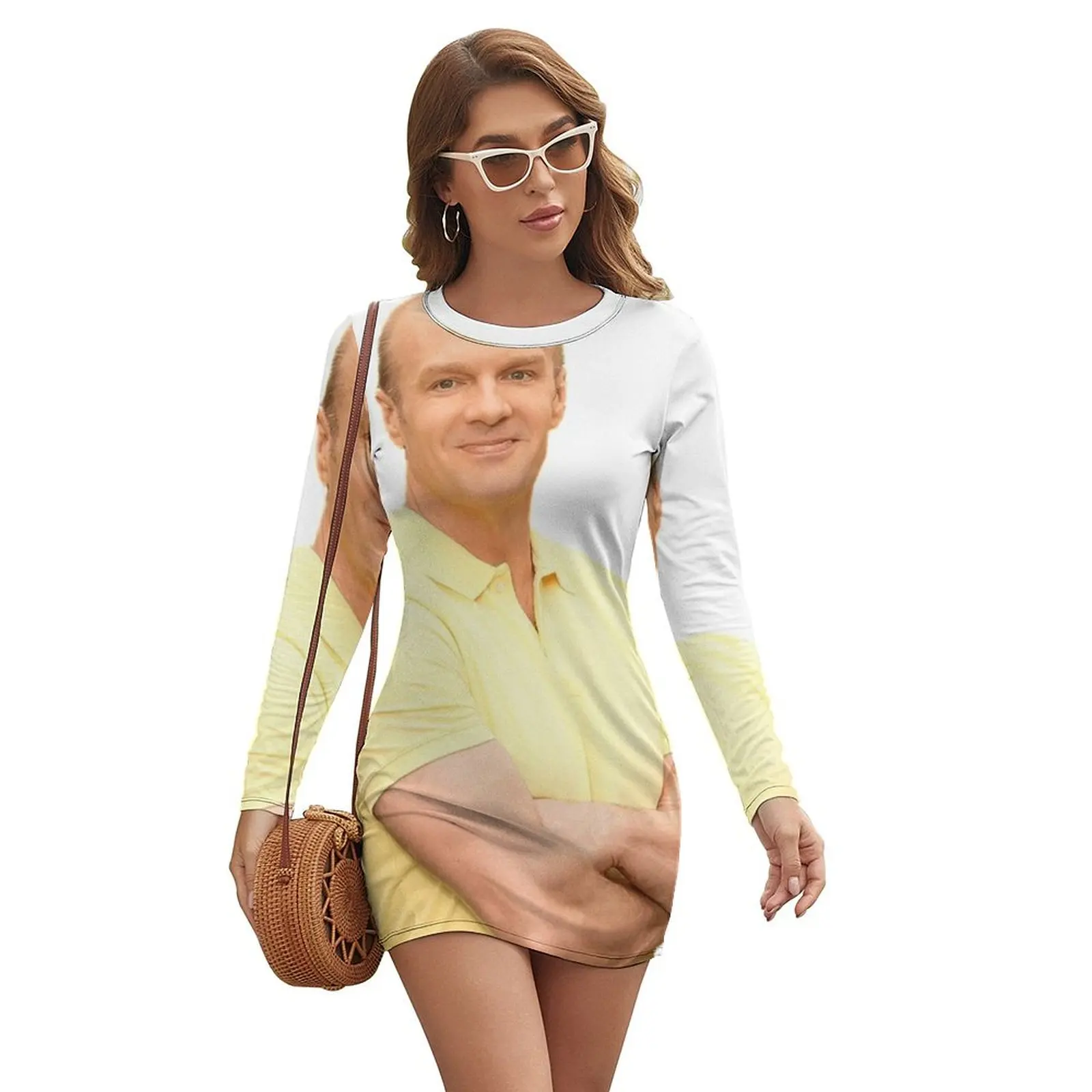 

Bob Duncan Long-sleeved Dress Evening dresses Women's summer long dress