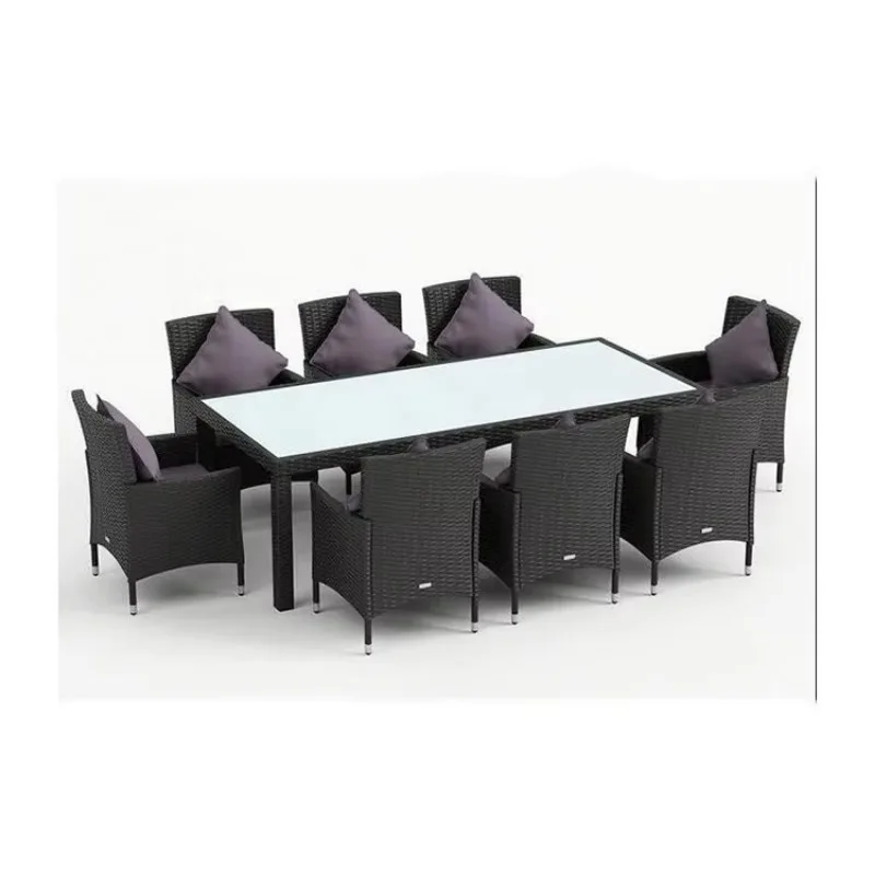9 Pcs Furniture Sofa Garden Rattan Set