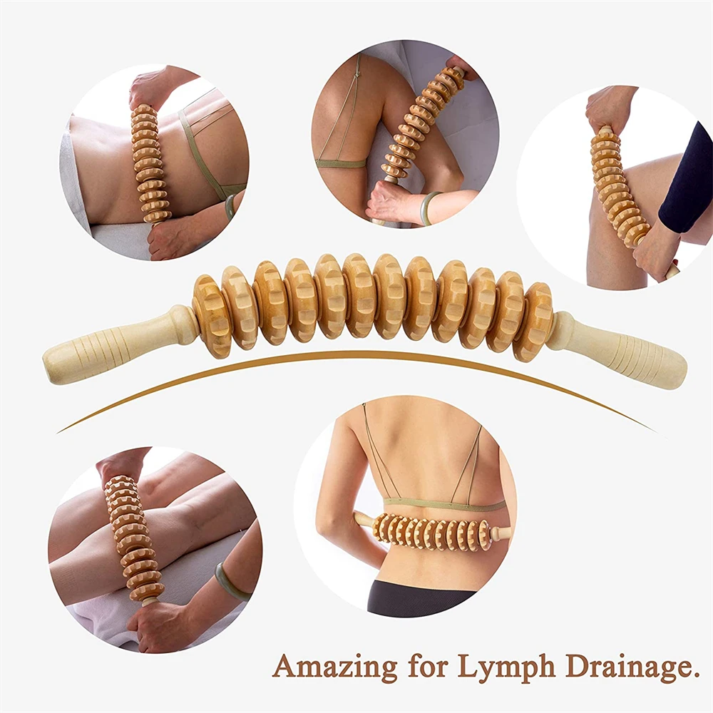 2Pcs Wood Therapy Massage Roller Tool,maderoterapia Colombiana,Lymphatic Drainage,Maderotherapy,Handheld Cellulite Trigger Point BEST SELLERS 2Pcs Wood Therapy Massage Roller Tool,maderoterapia Colombiana,Lymphatic Drainage,Maderotherapy,Handheld Cellulite Trigger Point BEST SELLERS
