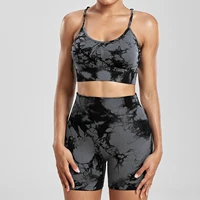 1/2/3/PCS Tie Dye  Seamless Women Pants Sets High Waist Skinny Stretch Sport  Leggings Of Women Sets - Image 6