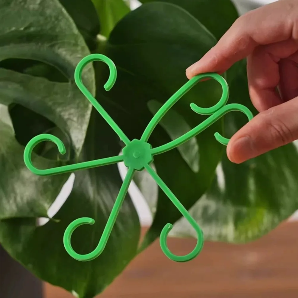 Plant Stem Support Frame Climbing Houseplant Stand Stakes Plastic Garden No Stake Trellis Indoor Plant Holder Rack Hoops,plastic plant supports,plant stakes,plant climbing support,plant stem support,plant support stick,plant support racks,plastic plant stand,climbing plant trellis,flower stem holder