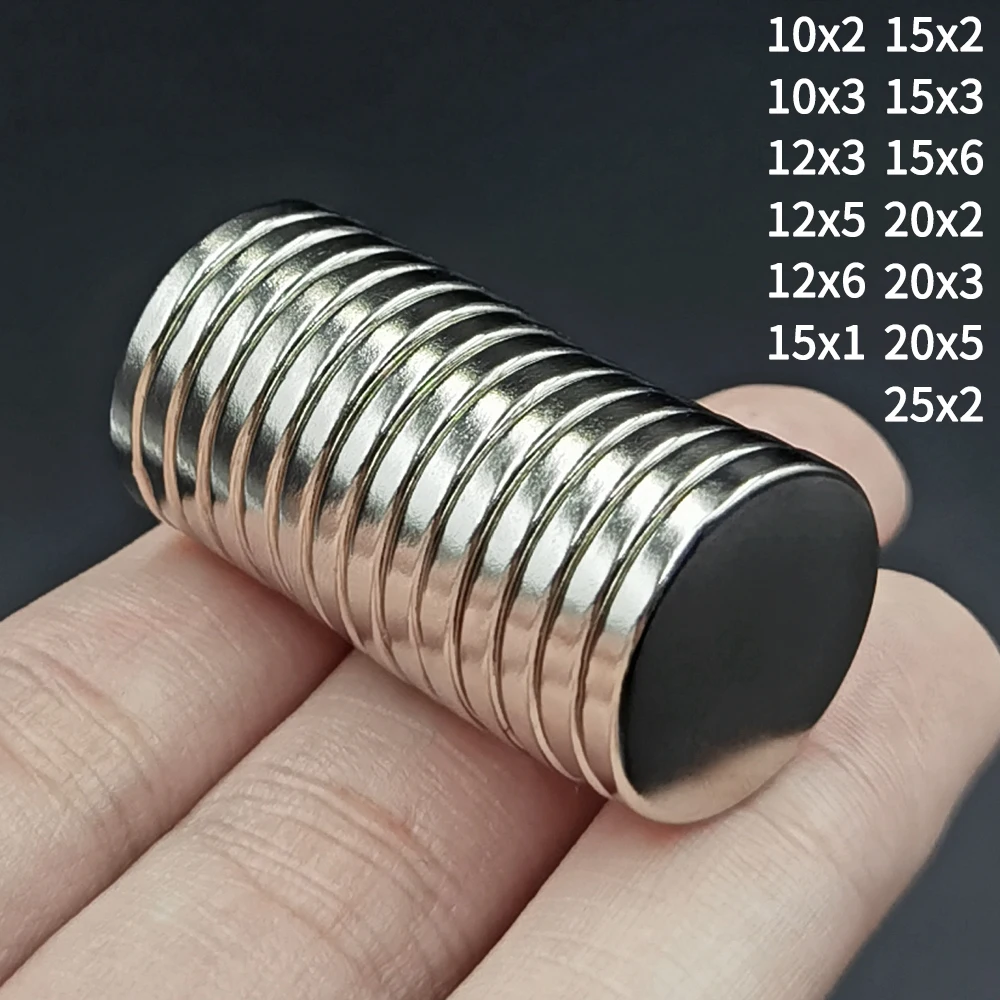 10x2 10x3 12x3 12x5 15x2 15x3 20x3 25x2mm Small Round Neodymium Magnet 10x2-10x3-12x3-12x5-15x2-15x3-20x3-25x2mm-small-round-neodymium-magnet