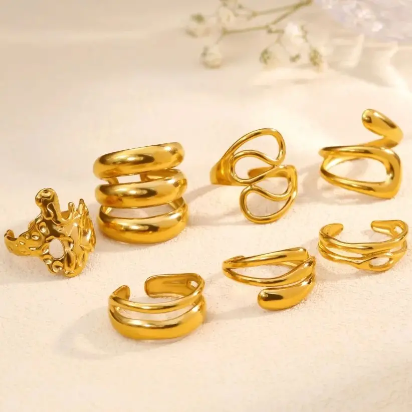 Stainless Steel Jewelry Rings For Women Daily Jewelry