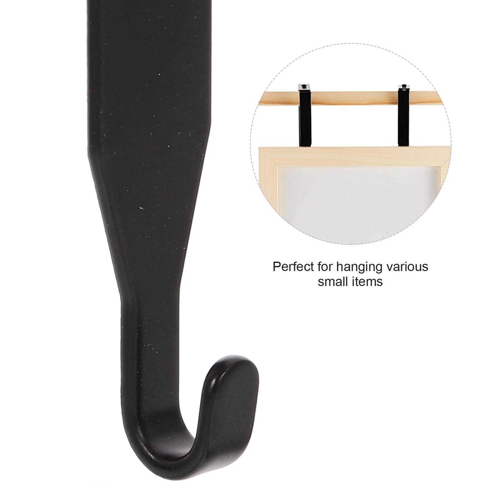 5 Pcs Hook up Hooks For Hanging Hangers Small Back Door Home Iron Clothes Multipurpose Adjustable Cubicle storage hook