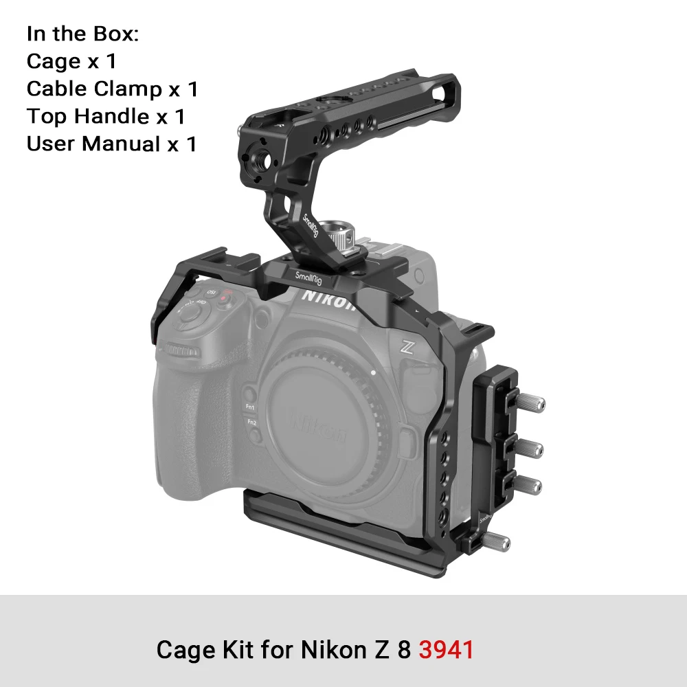 SmallRig Z 8 Camera Cage for Nikon Z 8 with Quick Release Plate