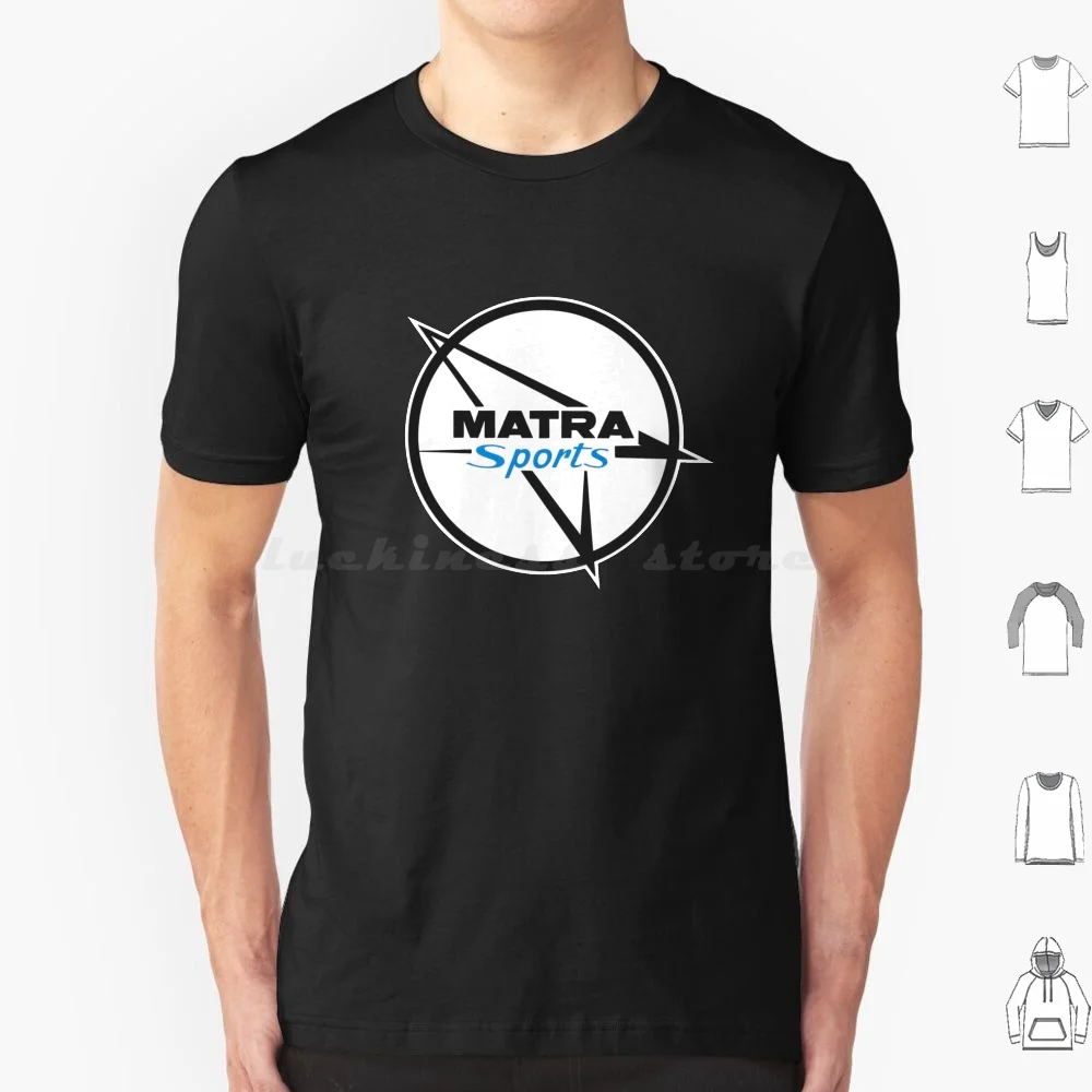 Matra Sports Logo T Shirt Cotone Uomo Donna Stampa Fai Da Te Matra Sports Tyrrell France Cosworth Motorsport Motor World Cars Careers