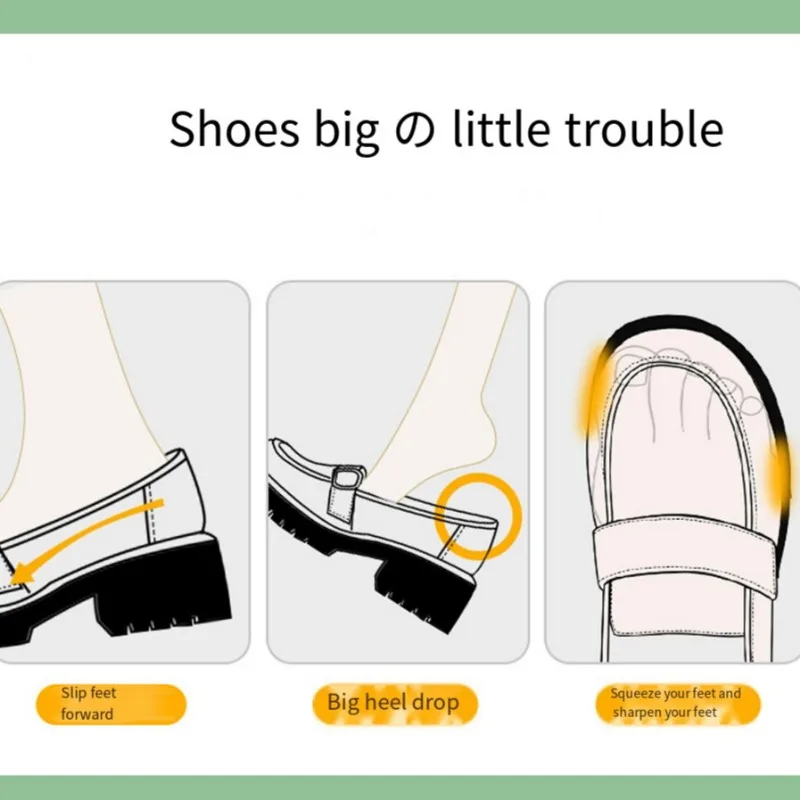 Reduce Pressure Toe Pad Cuttable Toe Stopper High Elastic Relieve Pain Insoles Reduce Shoe Size Inserts PU Foam Shoe Accessories