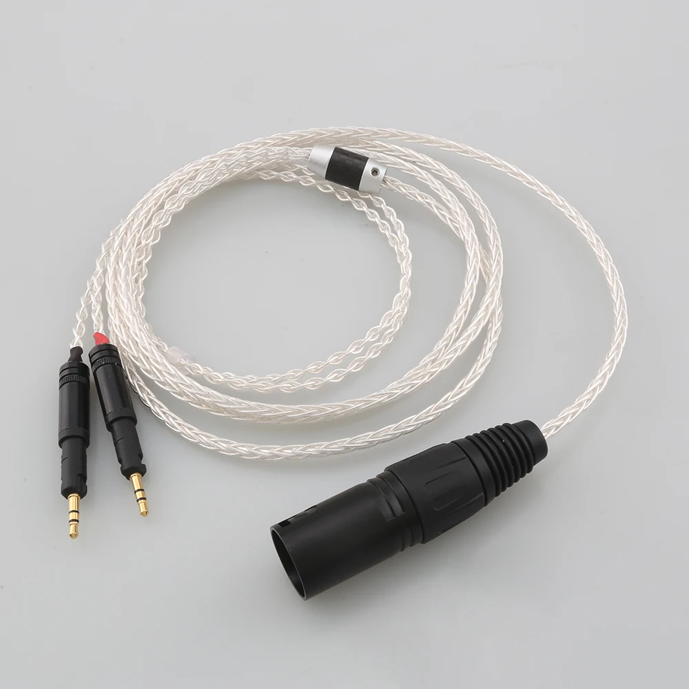 4-pin XLR Balanced Male HiFi Cable For Audio-Technica ATH-R70x Professional Headphone Silver Plated Audio Upgrade Cable