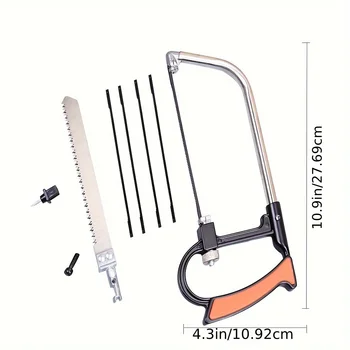 Hacksaw Set with Replaceable Saw Blades and Metal Miter 2
