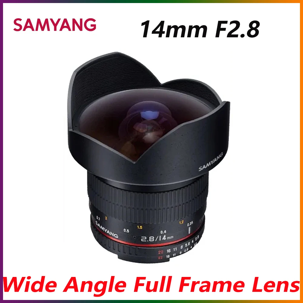 Samyang 14Mm F2.8 Obiettivo Grandangolare Full Frame Per Sony Canon Nikon Mtf Pentax M4/3 Obiettivo Della Fotocamera