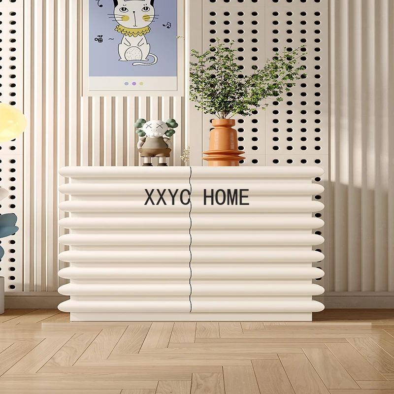 

Шкаф для хранения обуви в скандинавском стиле, простой минималистичный дизайн, роскошная белая полка для обуви HD50XJ