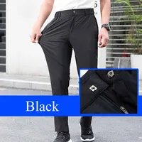 New Elastic Quick Drying Mens Pants Summer Waterproof Breathable Ultra Thin Outdoor Climbing Hiking Trekking Mens Trousers PFN69 2
