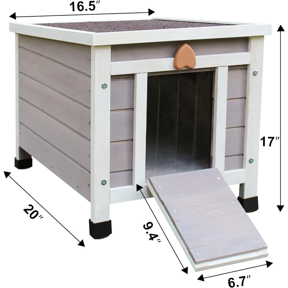 Weatherproof Small Cat House Image 3