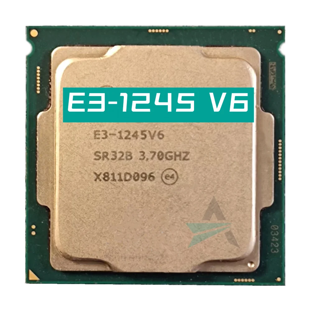 Xeon E3-1245V6 3.70Ghz Quad-Core 8Mb E3-1245 V6 Lga1151 14Nm 73W E3 1245V6 Spedizione Gratuita E3 1245 V6