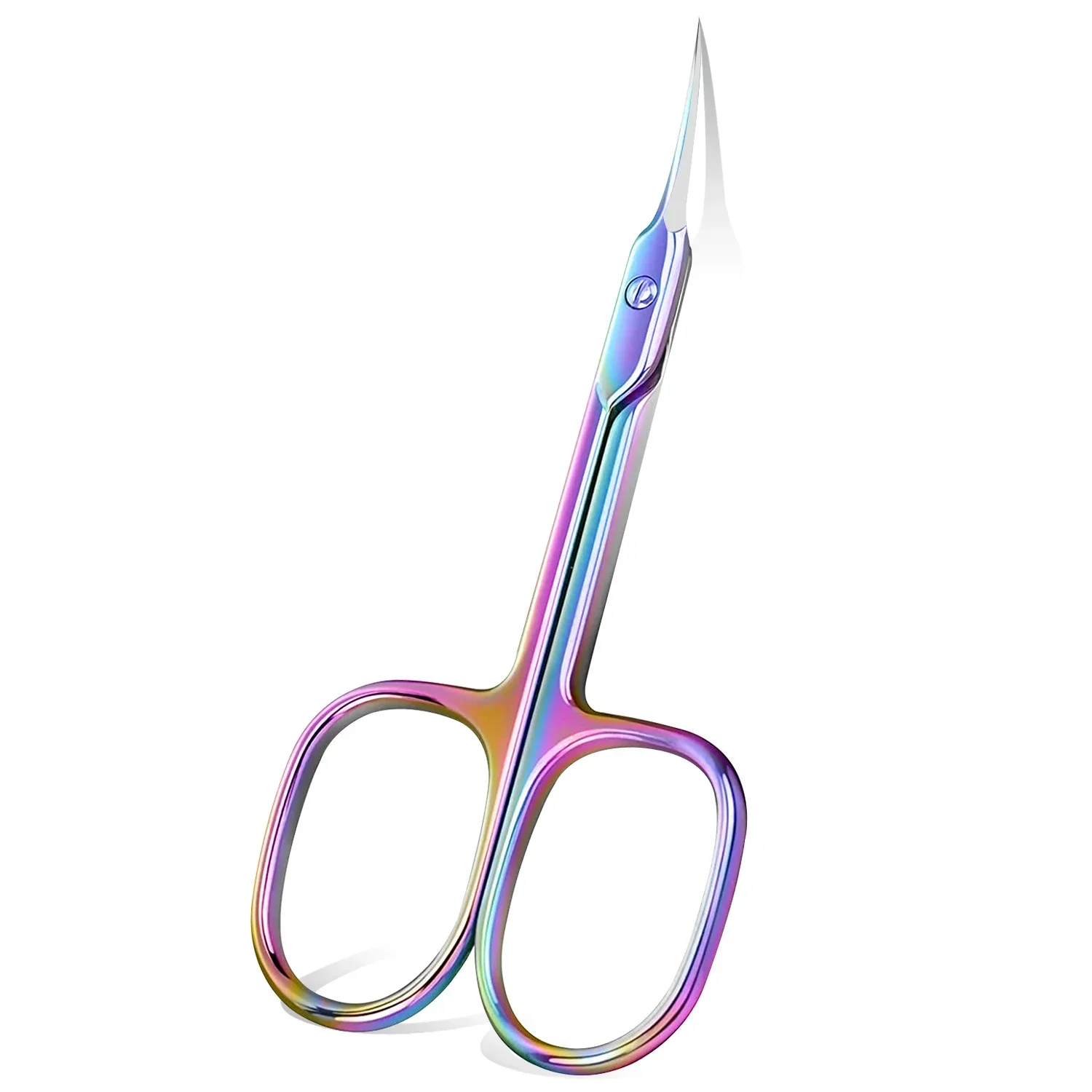 Mustache Multi-Purpose Nail Cuticle 1Pcs Scissors Eyebrows/Eyelashes Cuticle Extra Fine Curved- Professional Manicure Scissors