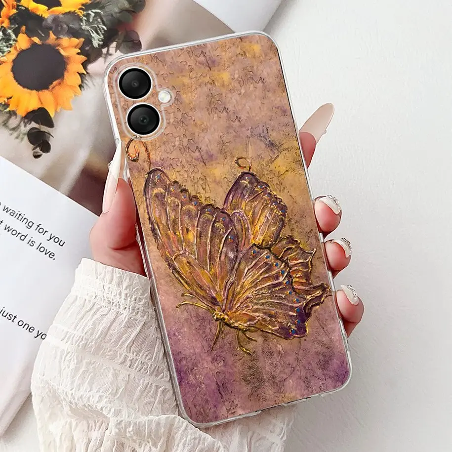 Floral Love Heart Soft Silicone Phone Case - Elegant TPU Cover