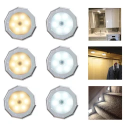 Détecteur de mouvement infrarouge PIR sans fil sous meuble, lampe murale, allumage/extinction automatique, éclairage intelligent pour cuisine et chambre à coucher, 2021 