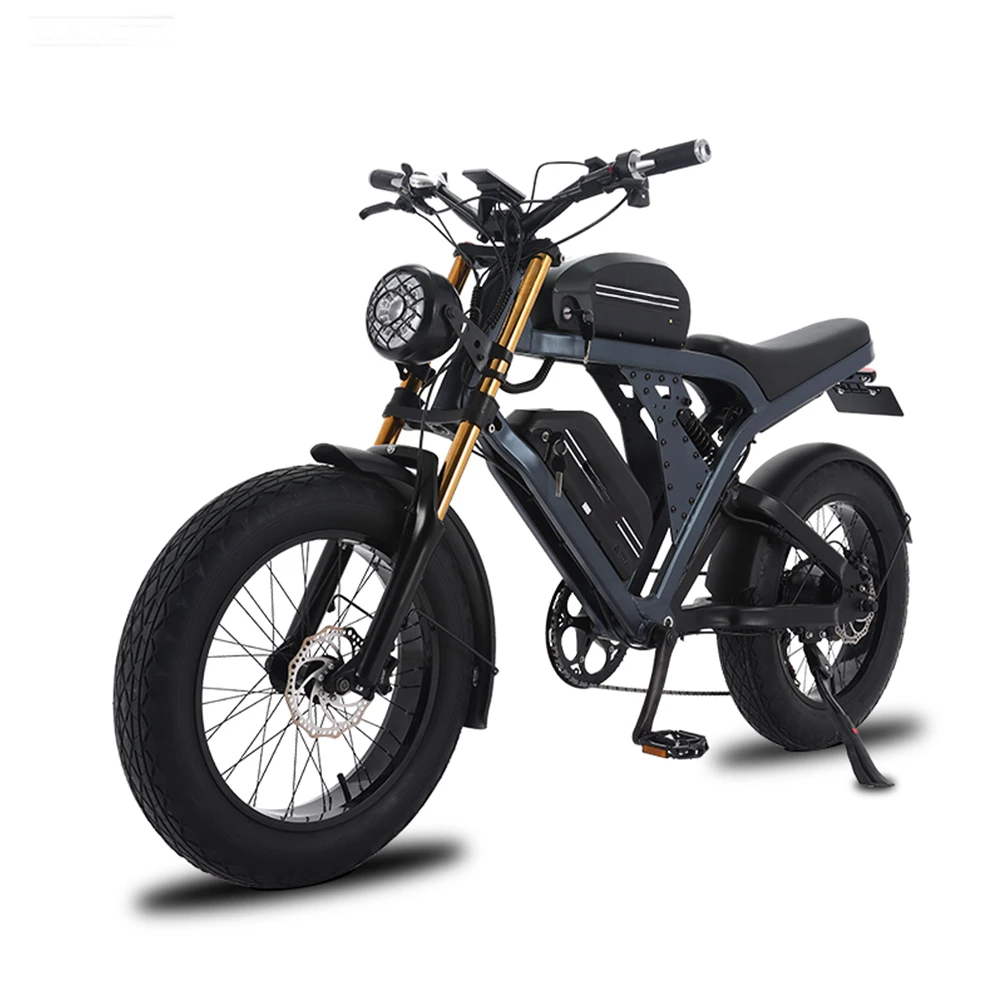 1500W electric bike dual battery long range bike 50km/h Hydraulic brake style 41Ah e-bike hiboy titan pro electric scooter 10 tires 1200w 2 dual motors 48v 17 5ah battery 51 5km h max speed 60 65km range