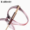 Ralferty Clear Glasses for Kids Girls TR90 Round Transparent Eyeglass Frame Children Optical Prescription Myopia Frame Anti Blue 6