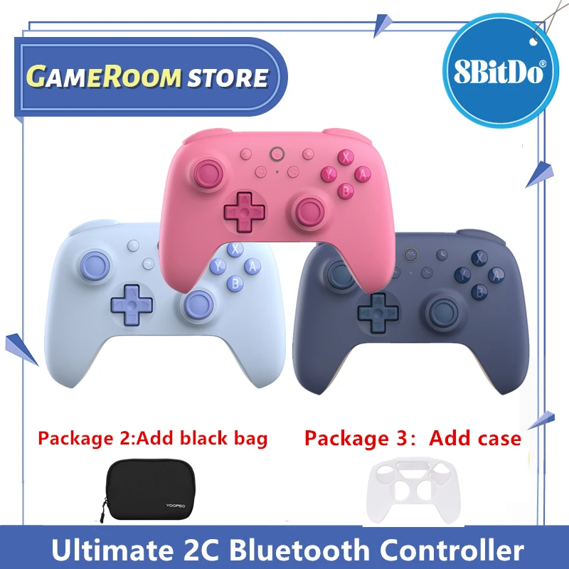 Controlador Bluetooth 8BitDo Ultimate 2C para Switch 2 Gamepad inalámbrico con Joystock de efecto Hall para Nintendo Switch, consola OLED